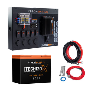 iTechworld Control Hub Kit with 25A DCDC Charger and iTECH120X PRO