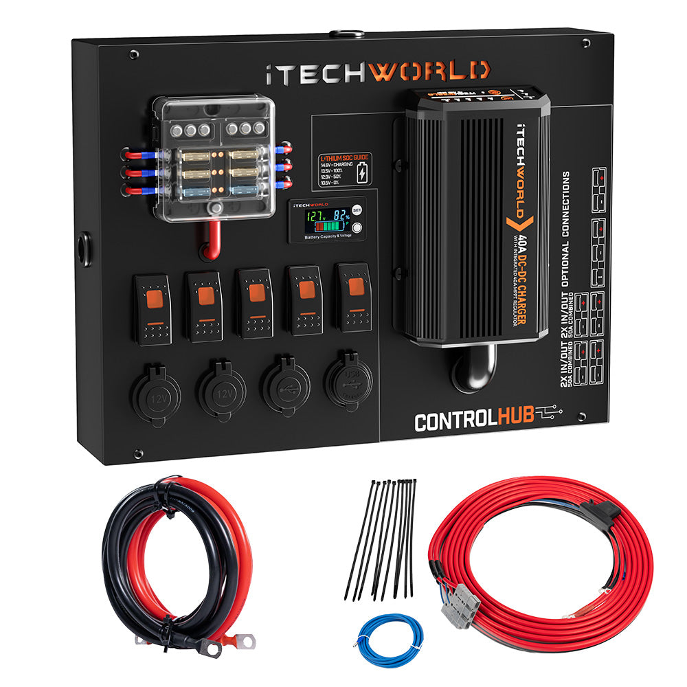 iTechworld 12V Control Hub with 40A DCDC Charger iTECHDCDC40