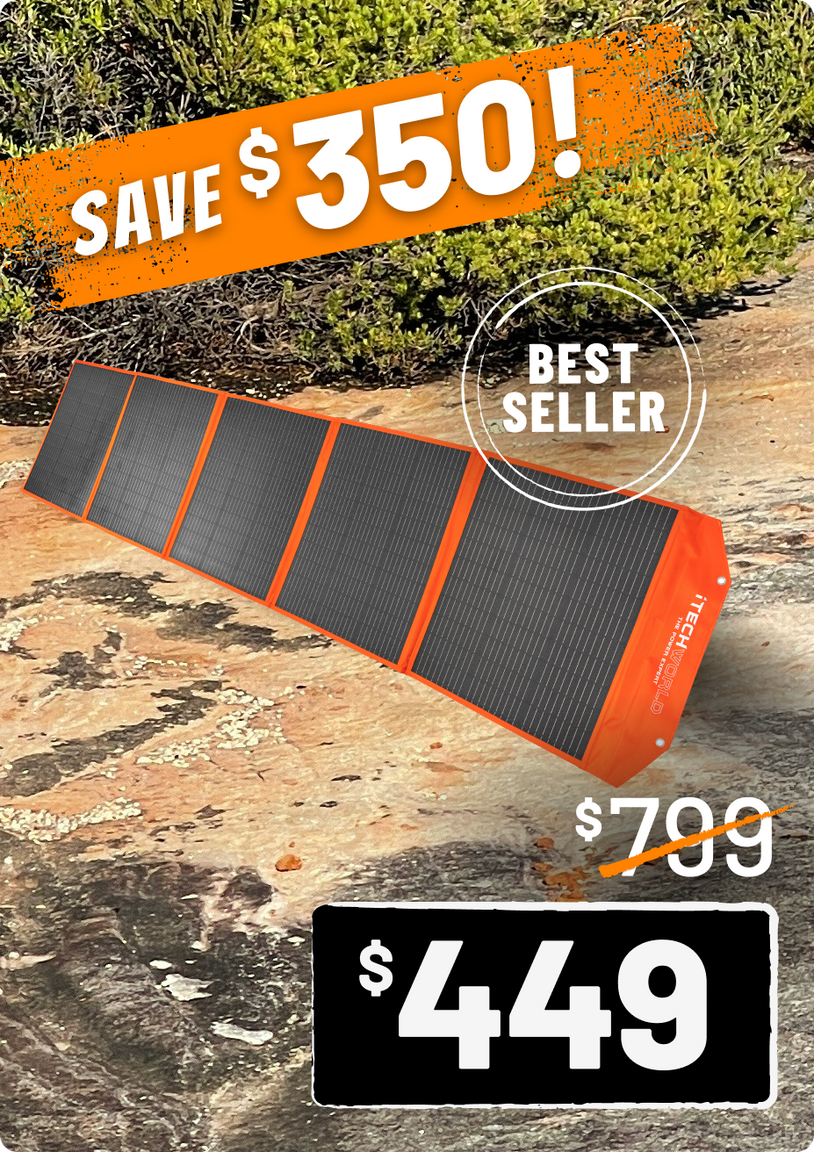 300W Solar Blanket with Raptor Skin