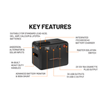 GoFurther Premium | Battery Box | with iTECHDCDC40 & iTECHBM500 with Shunt - iTechworld