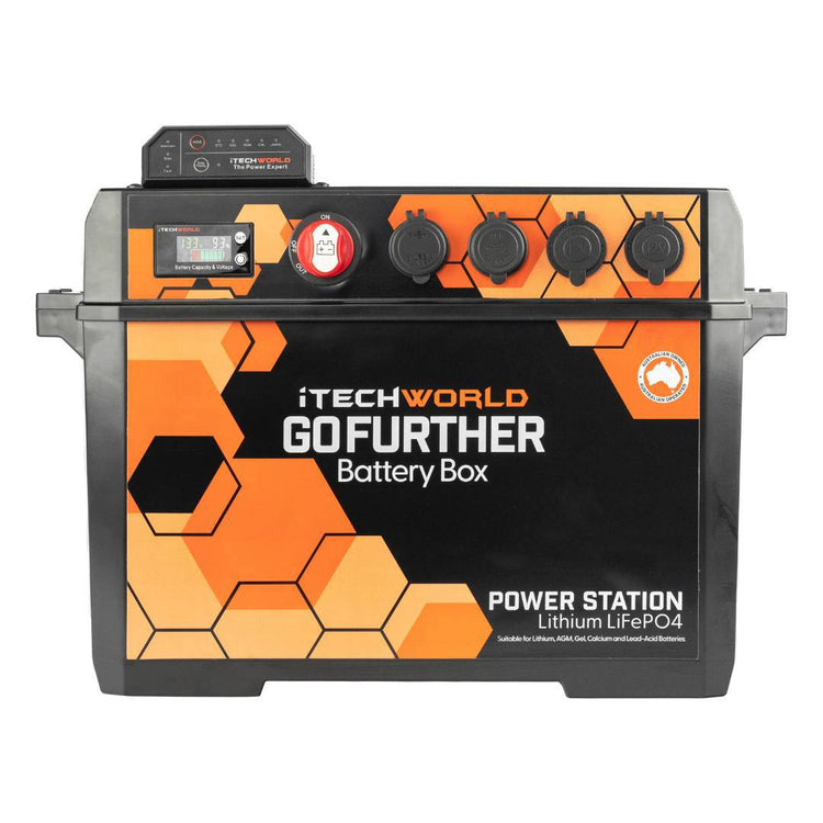 GoFurther Battery Box Bundle with iTECHDCDC25 + iTECH120X Lithium Battery - iTechworld