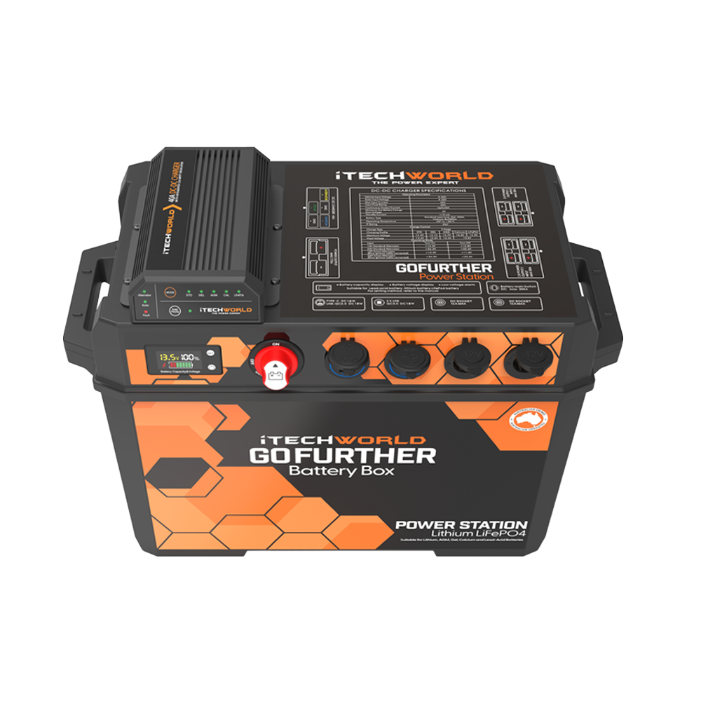 GoFurther Battery Box with Integrated iTECHDCDC40 - iTechworld