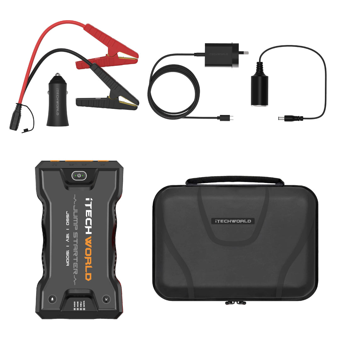 JS60 1500Amp Lithium Jump Starter With Heavy Duty Case