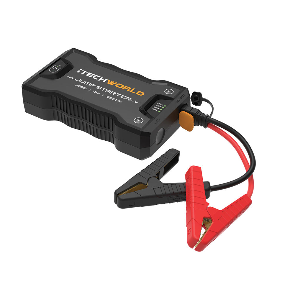 JS80 3000 amp Portable Jump Starter Backup Power Bank  - iTechworld