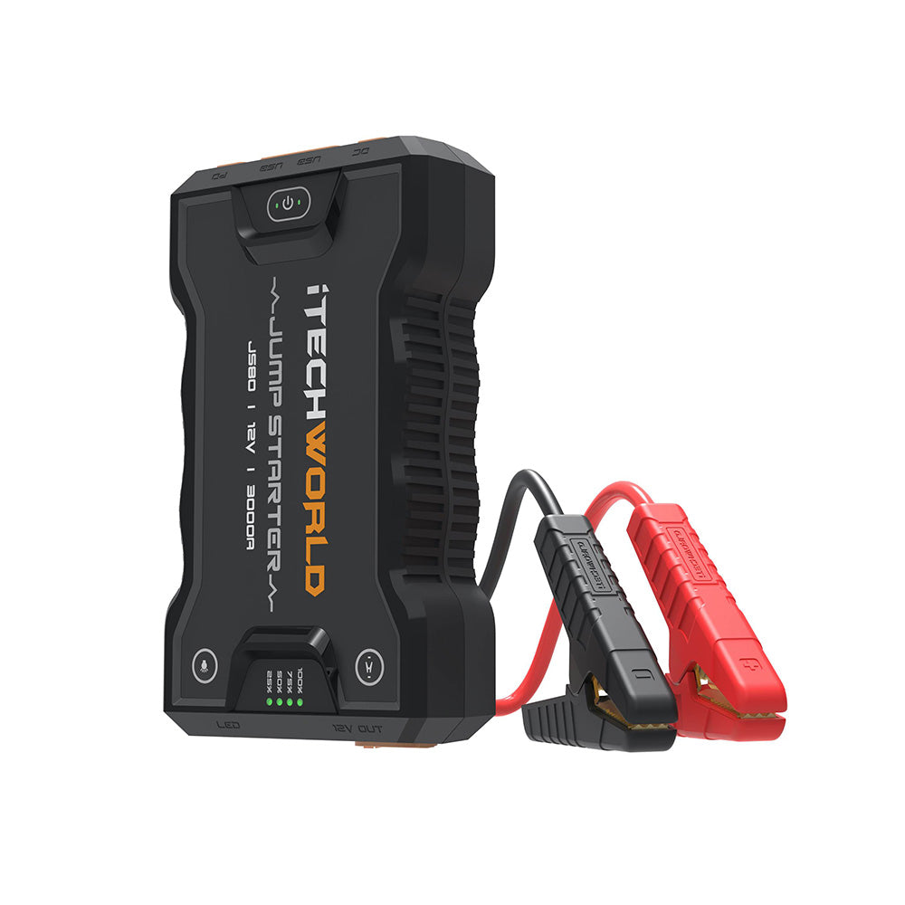 JS80 | Lithium Jump Starter and Backup Power Bank | 3000A