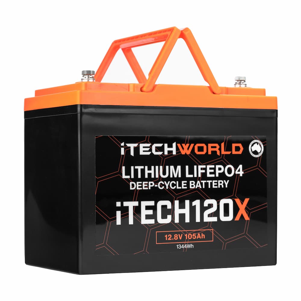 iTECH120X 12v Lithium Deep Cycle Battery LiFePO4 - iTechworld