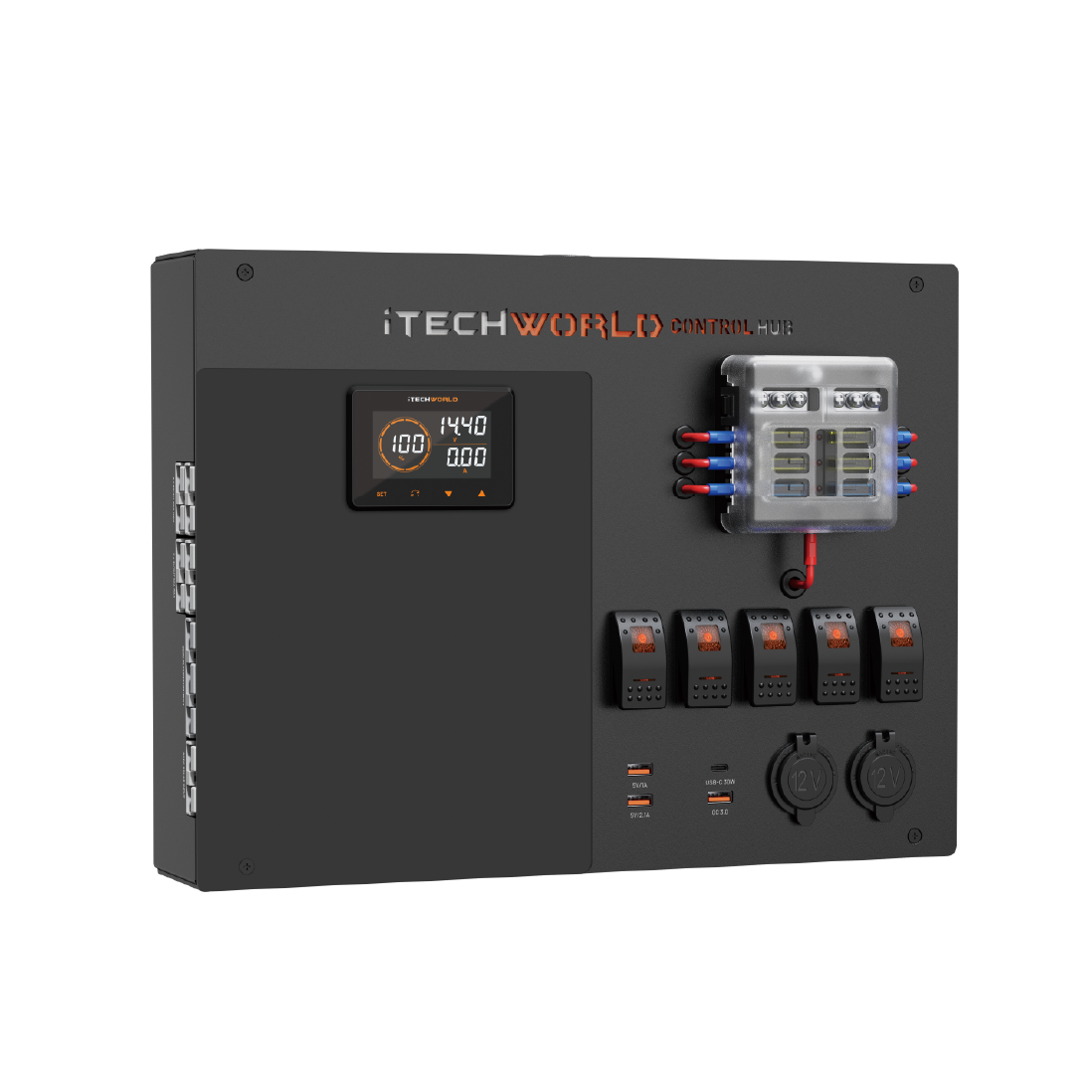 iTechworld | Premium Control Hub | with Battery Monitor and 500A Shunt