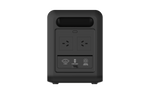 The iTechworld PS1200 1200W 80Ah Portable Lithium Power Station with Bluetooth is a black power station equipped with a durable LiFePO4 battery. It features two universal power outlets, a USB port, DC input, an overload protection switch on the front panel, and a pure sine wave inverter for safe and stable power delivery.