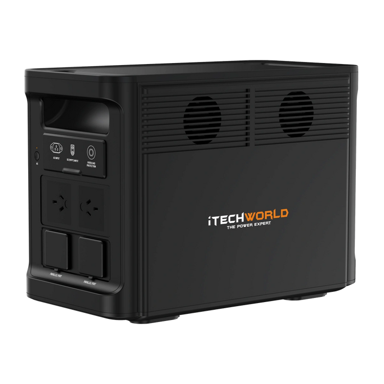 PS1800 PRO | Portable Lithium Power Station with Bluetooth | 2000W 120Ah - iTechworld