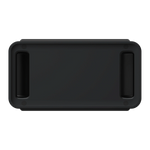 An overhead view displays the iTechworld 2000W 120AH PS1800 PRO Portable Lithium Power Station with Bluetooth—a black, rectangular device with rounded corners and two recessed handles at either end for easy portability—set against a plain white background.