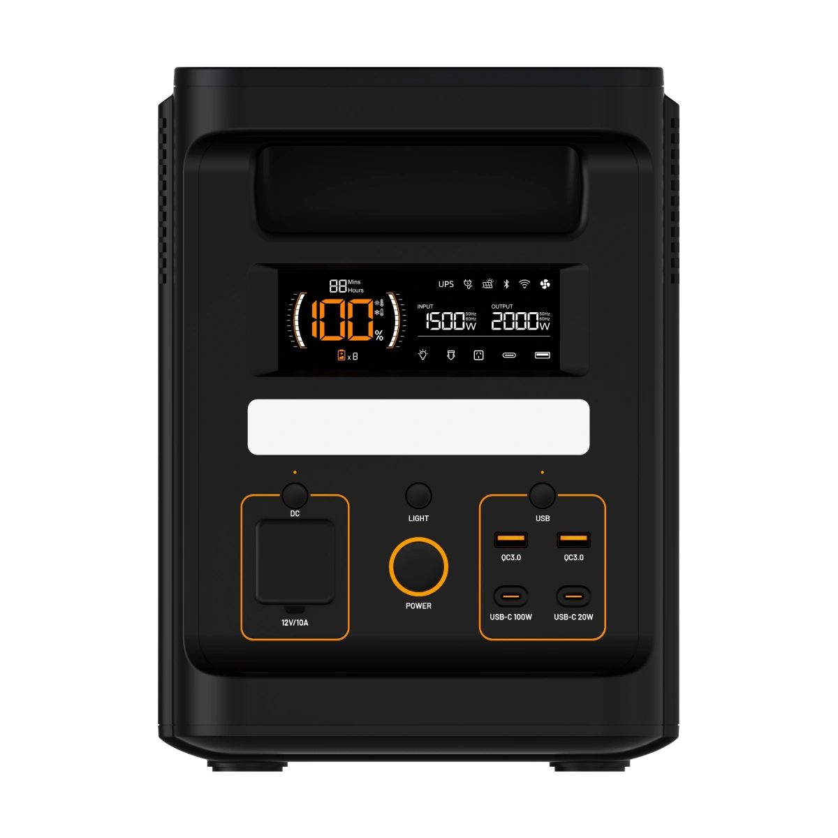 PS1800 PRO | Portable Lithium Power Station with Bluetooth | 2000W 120Ah - iTechworld