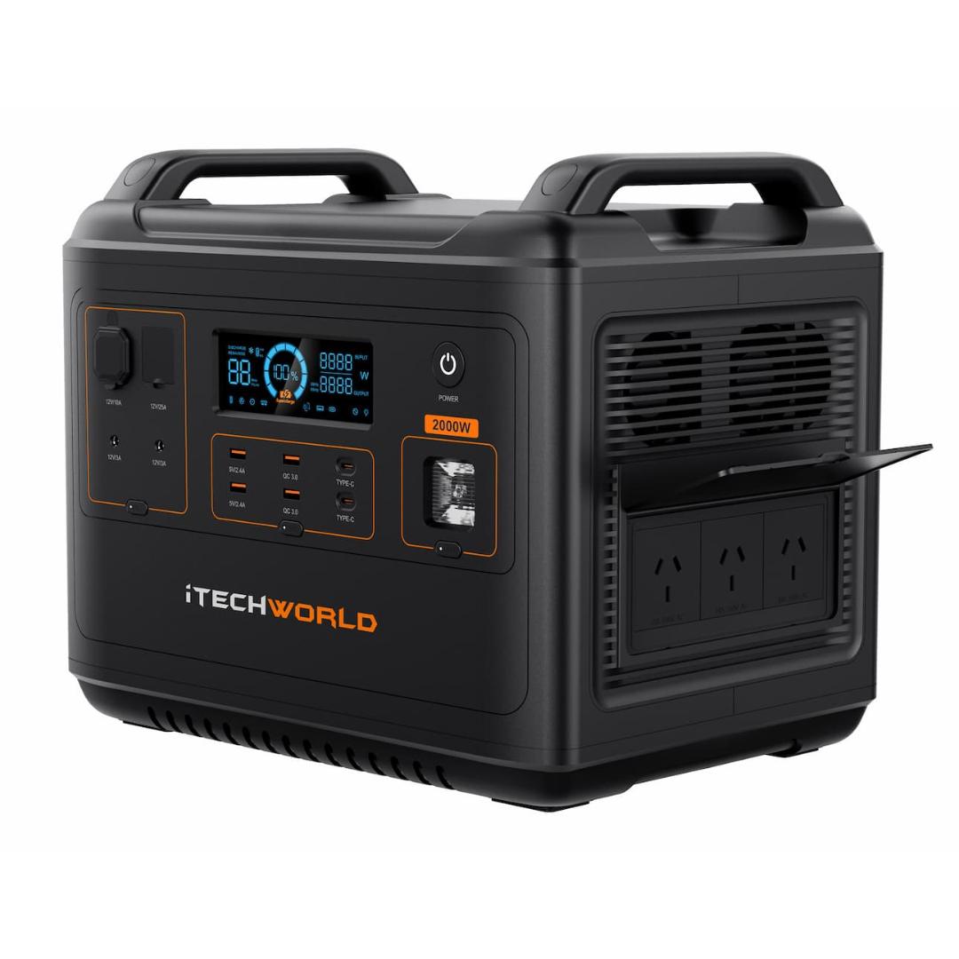 PS2000 Portable Lithium Power Station 2000W 160Ah - iTechworld