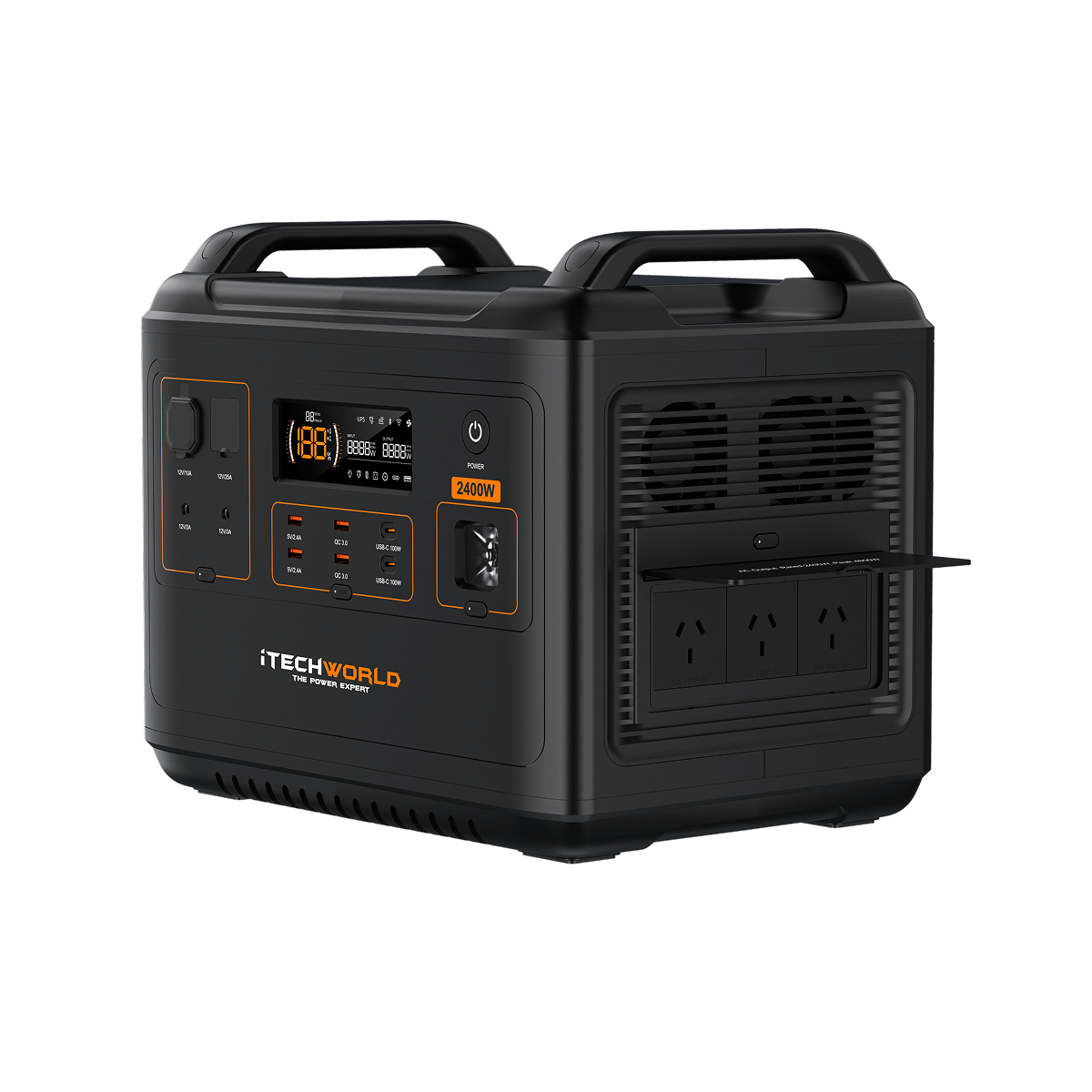 PS2000 | Portable Lithium Power Station with Bluetooth | 2400W 170Ah - iTechworld