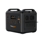 A black iTechworld 2400W 170Ah PS2000 Portable Lithium Power Station with Bluetooth, featuring a built-in LiFePO4 battery, multiple outlets, digital display, buttons, and handles on top, shown on a white background.