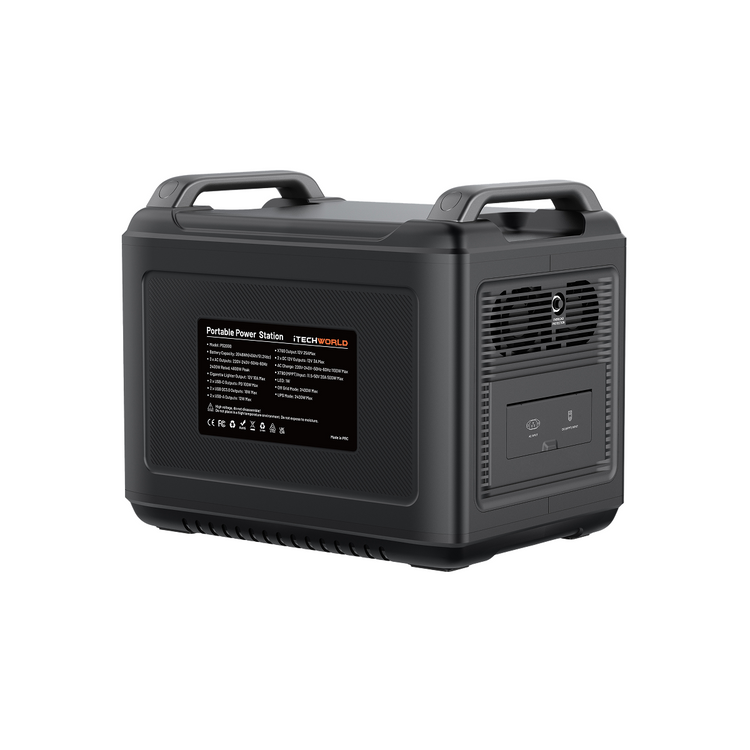 PS2000 | Portable Lithium Power Station with Bluetooth | 2400W 170Ah - iTechworld