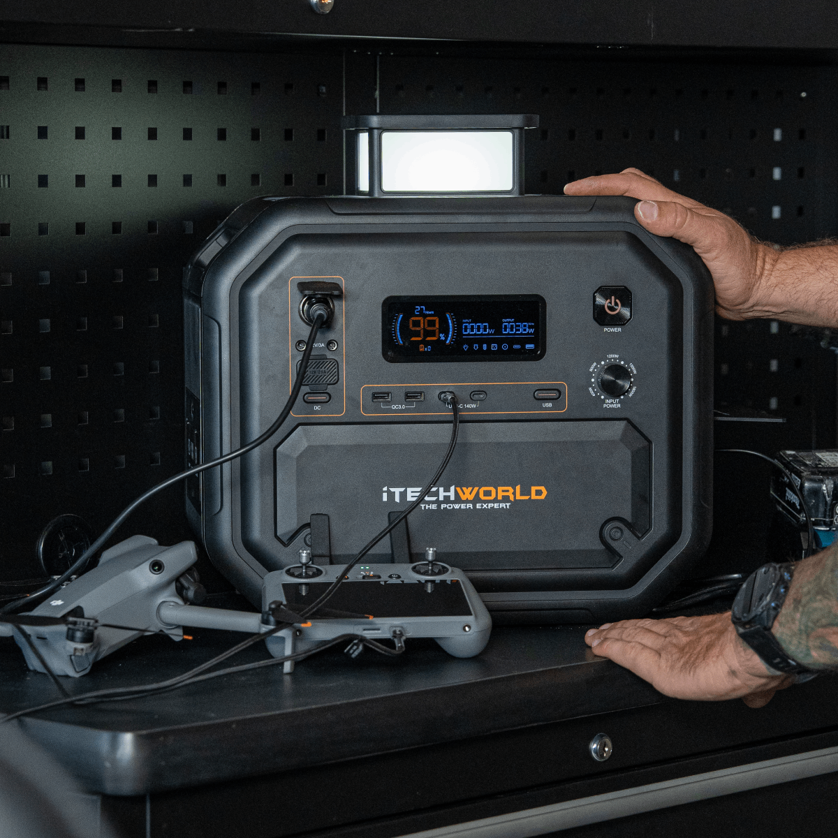PS2800 PRO | Portable Lithium Power Station with Bluetooth | 2800W 180AH - iTechworld