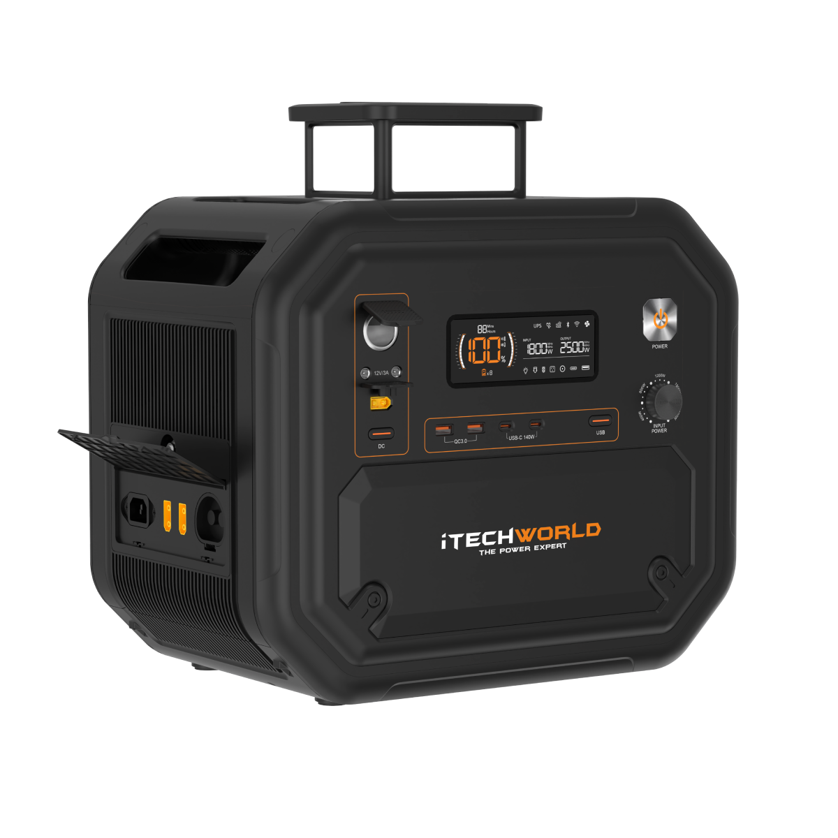 PS2800 PRO | Portable Lithium Power Station with Bluetooth |  2800W 180AH - iTechworld