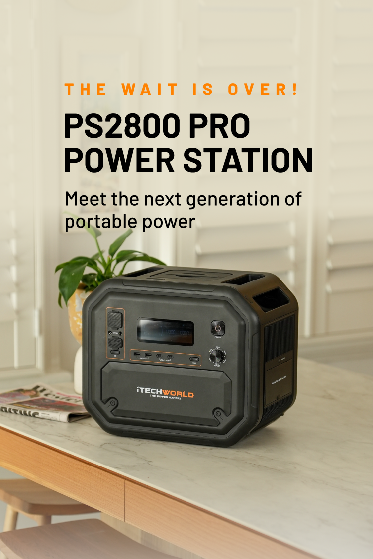 PS2000 | Portable Lithium Power Station with Bluetooth | 2400W 170Ah