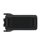 A top-down view of the iTechworld PS3600 PRO Portable Lithium Power Station—a black, rectangular device with latches on both ends—isolated on a white background. Perfect for housing its powerful 3840Wh LiFePO4 battery core, this 3600W, 320Ah Bluetooth-enabled unit is an ideal solution for reliable lithium power.