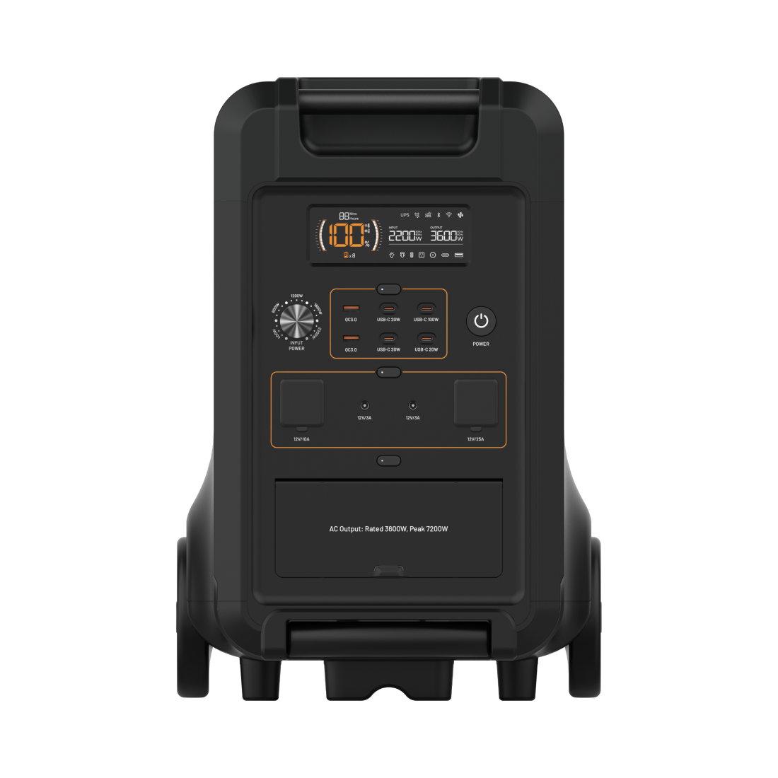 PS3600 PRO | Portable Lithium Power Station with Bluetooth | 3600W 300Ah - iTechworld
