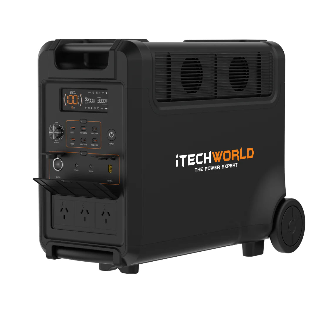 Ultimate Solar Generator Kit - PS3600 Power Station & Solar Blanket with Raptor Skin - iTechworld