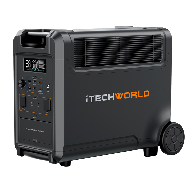 Ultimate Solar Generator Kit - PS3600 Power Station & Solar Blanket with Raptor Skin - iTechworld