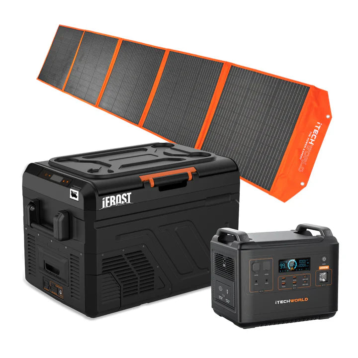 Polar | Generator Kit | iFROST 40L and PS2000 Power Station with 300W Solar Blanket