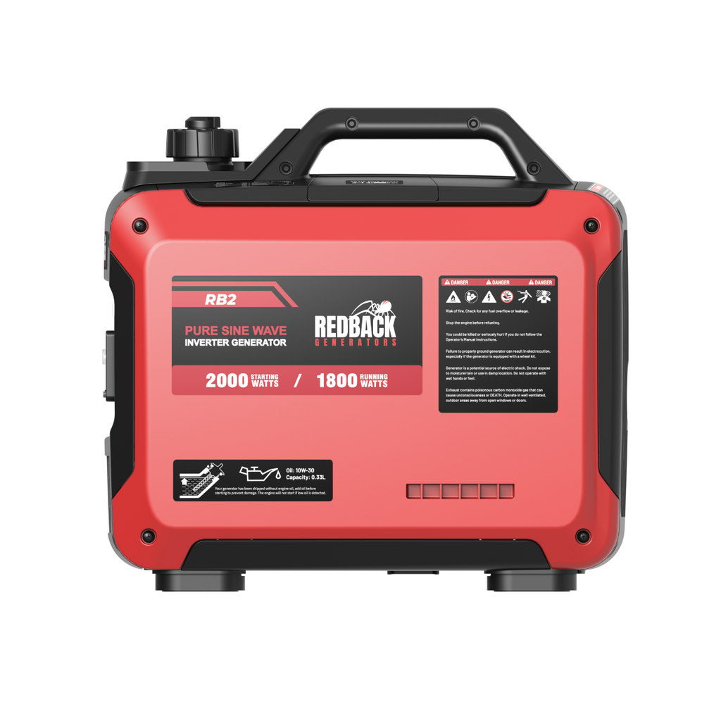 Redback RB2 Portable Inverter Generator 2000W 2KVA | iTechworld