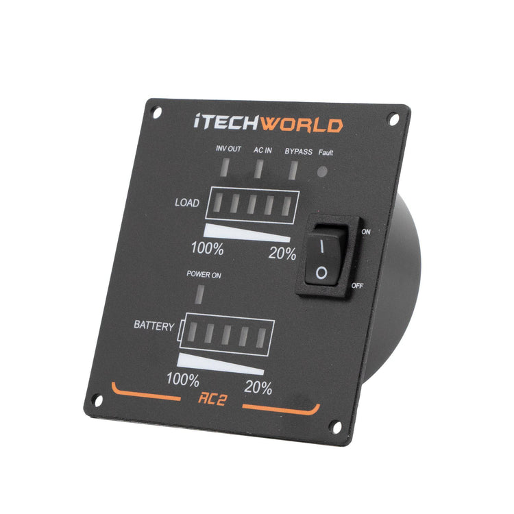 RC2 Intelligent On/Off Remote Control For iTechworld Pure Sine Wave Inverters With ATS and RCD - iTechworld