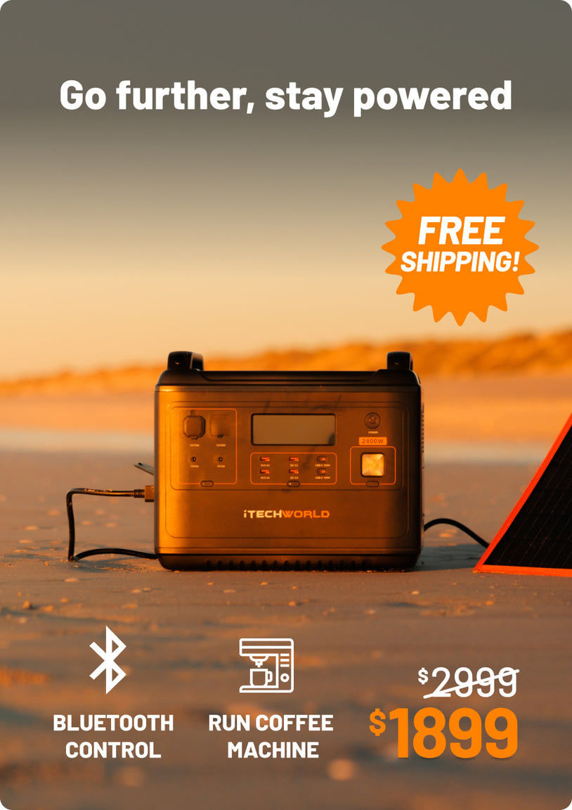 PS2000 | 2400W 170Ah PS2000 Portable Lithium Power Station With Bluetooth