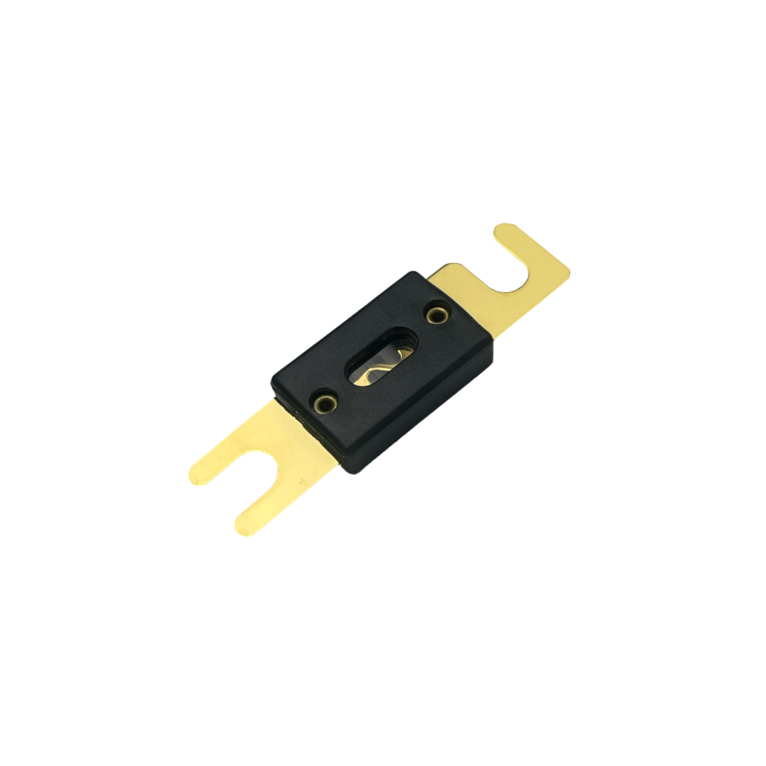 The iTechworld Spare Maxi Fuse 250A is a rectangular black replacement fuse with two gold-colored flat terminals, shown on a white background.