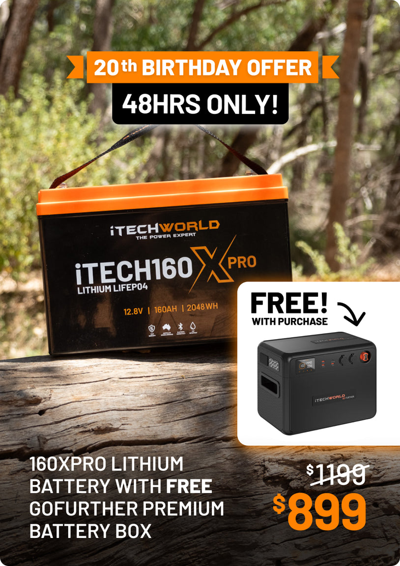 iTECH160X Pro + FREE Go Further Battery Box