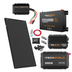 The Ultimate | 4WD Kit | with iTECH200SS includes a foldable solar panel, slim lithium battery, inverter, charger, cables, fuses, connectors, and mounting hardware—all by iTECHWORLD.