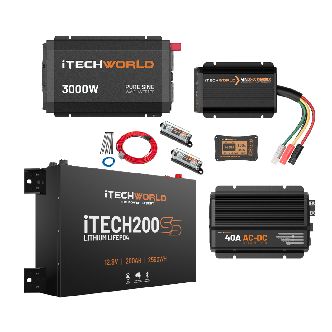 3000W Pure Sine Wave Inverter 12V to 240V