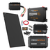 The Ultimate | 4WD Kit | with iTECH200SS includes a foldable solar panel, slim lithium battery, inverter, charger, cables, fuses, connectors, and mounting hardware—all by iTECHWORLD.