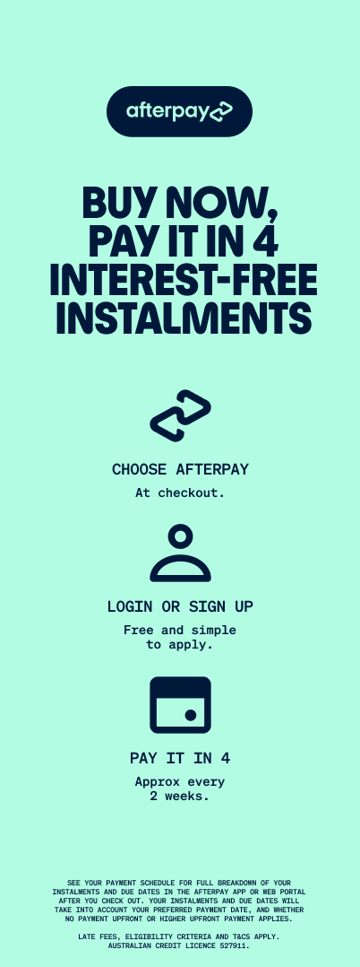Afterpay payment information