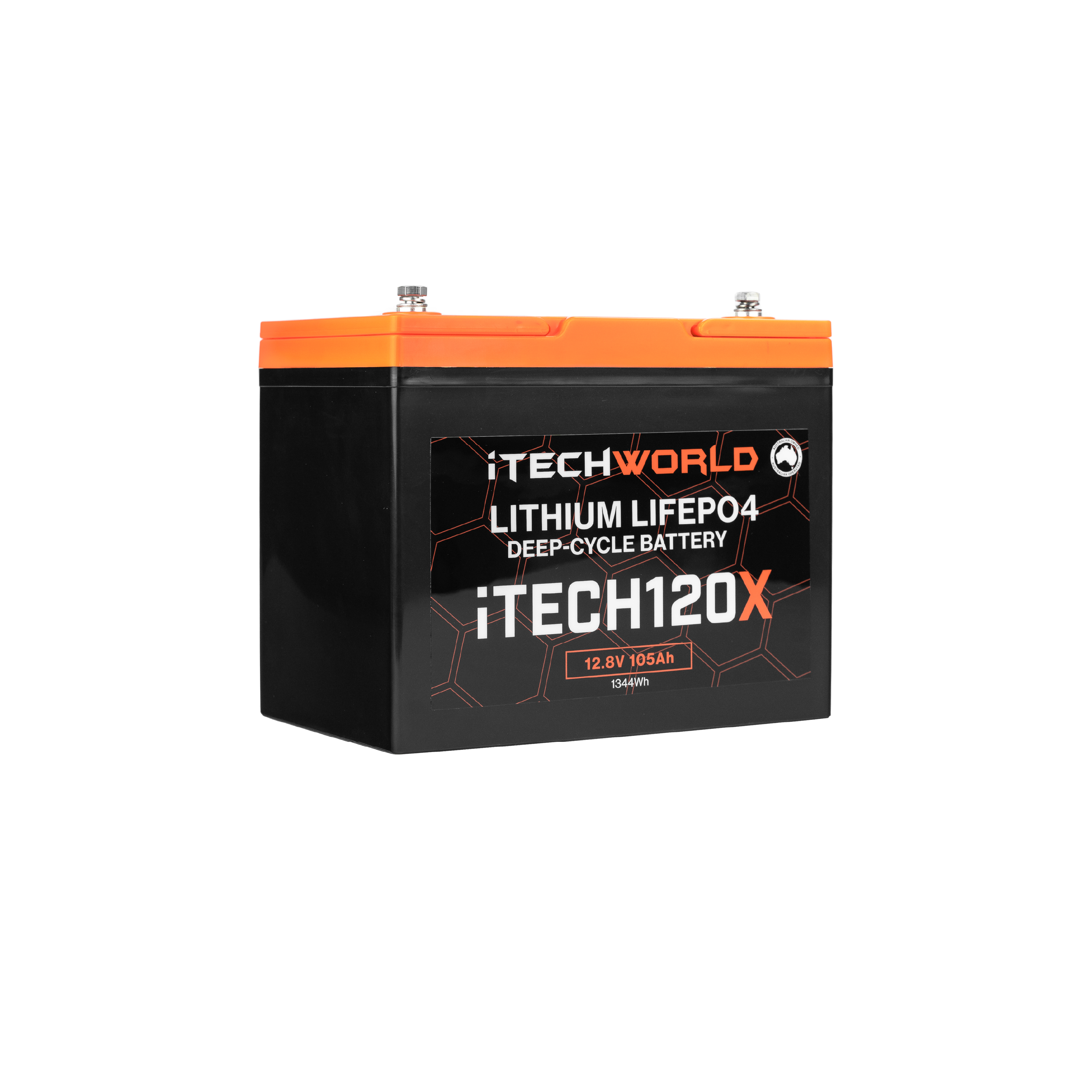 iTECH120X | Deep Cycle Lithium Battery | LiFePO4 105Ah