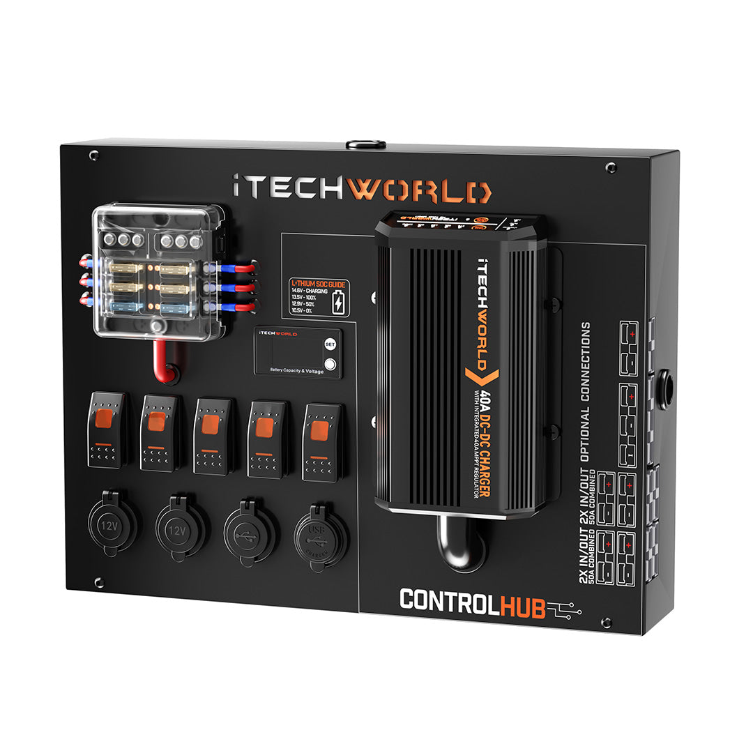 iTechworld 12V Control Hub with 40A DCDC Charger iTECHDCDC40