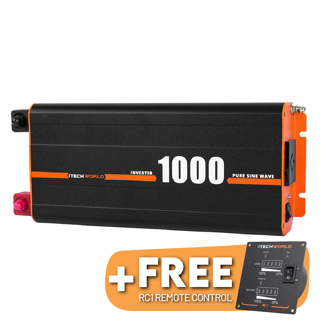 1000W Inverter + FREE RC1 Intelligent On/Off Remote Control - iTechworld