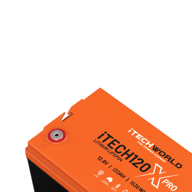 iTECH120X PRO Lithium Deep Cycle Battery with Bluetooth LiFePO4 120Ah