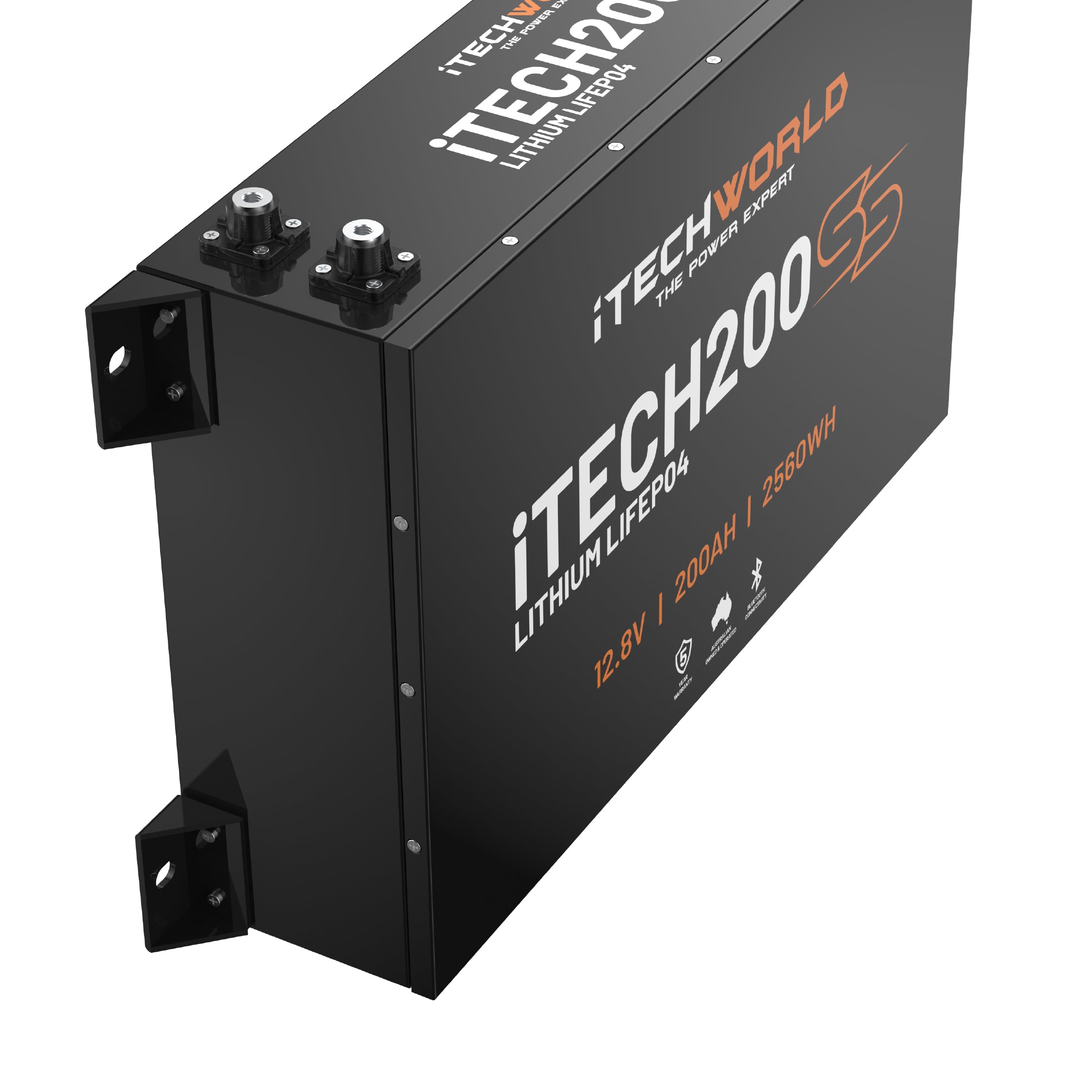 iTECH200SS (New 2025 Model) 200Ah 12v Super Slim Deep Cycle Lithium Battery with Bluetooth - iTechworld