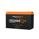 iTECH120X PRO | Deep Cycle Lithium Battery | with Bluetooth LiFePO4 120Ah - iTechworld