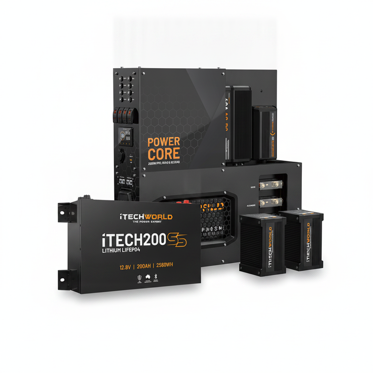 iTechworld | 400Ah Super Slim Power Core System | 2x iTECH200SS