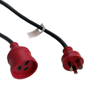 15Amp Caravan Extension Lead 10M 240V Extra Heavy Duty Redback - iTechworld