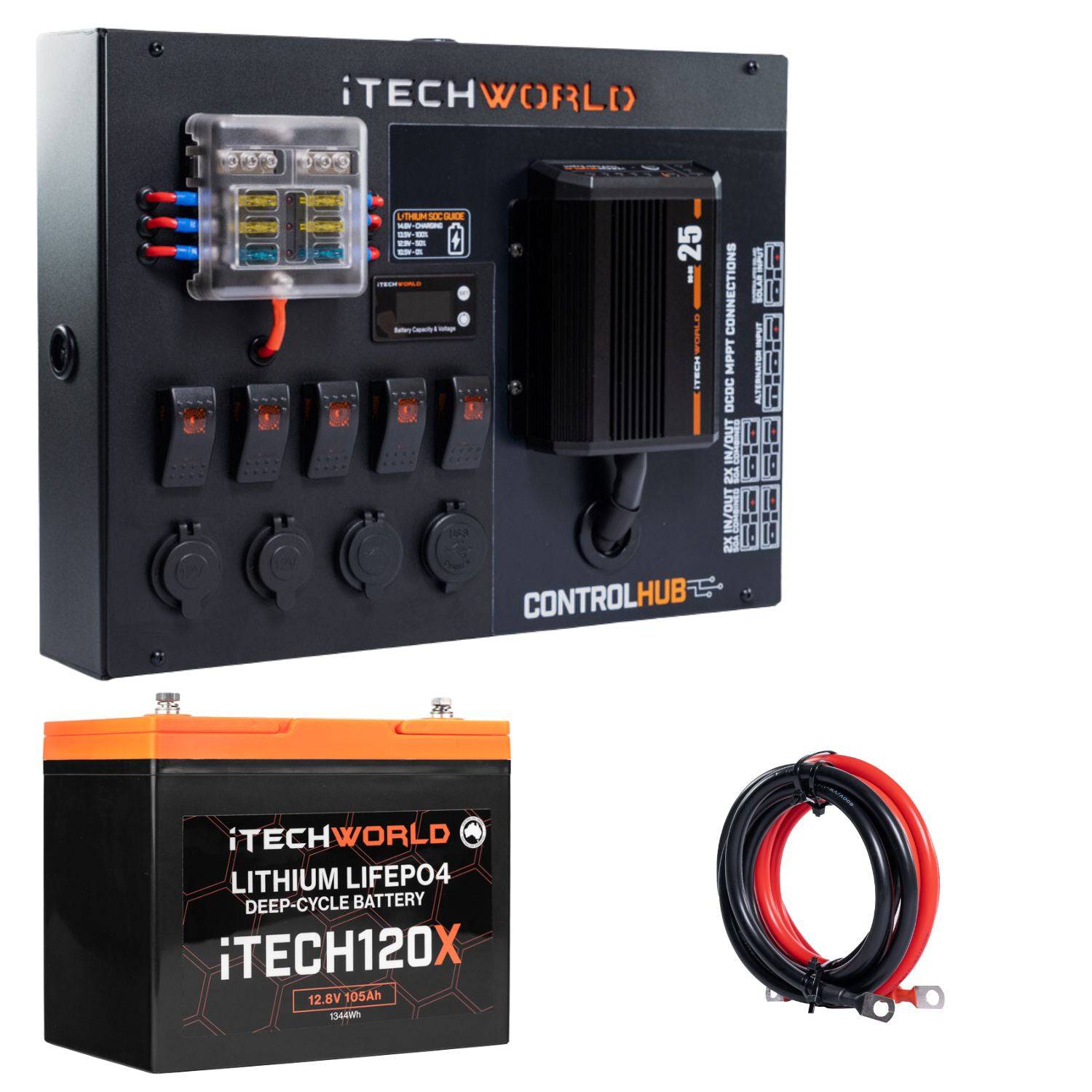 iTECH120X & Control Hub + iTECHDCDC Battery System - iTechworld