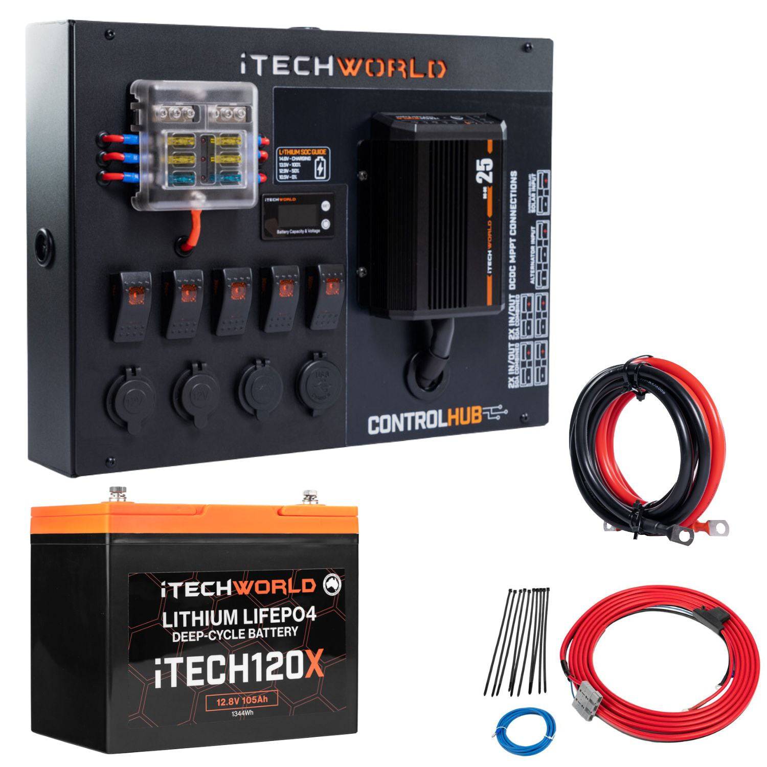 iTECH120X & Control Hub + iTECHDCDC Battery System - iTechworld