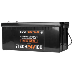 iTECH24V100 24V 100Ah Lithium Battery - iTechworld